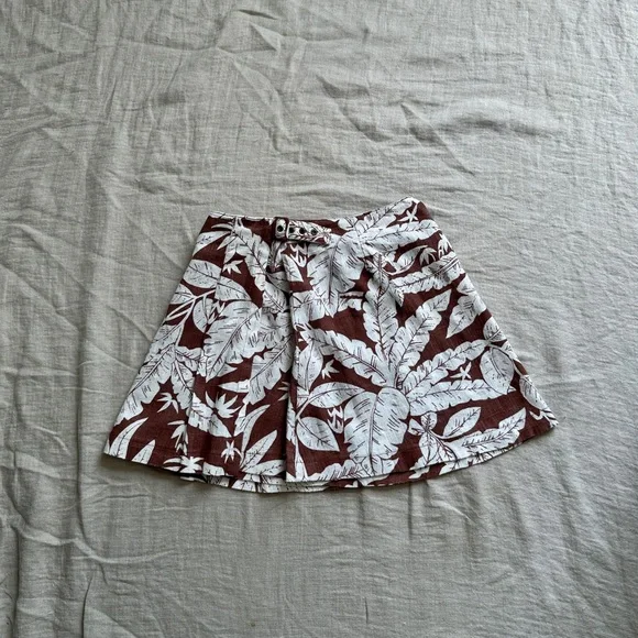Urban Outfitters Hawaiian Floral Mini Skirt Size S - Picture 5 of 7
